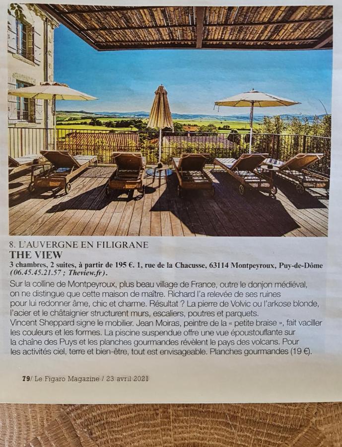 The View - Gite Mont Dore Montpeyroux  외부 사진